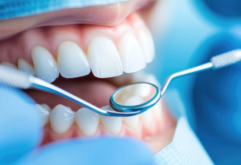 Dental veneer procedure at a dentist's office transforming smiles in a clinical environment with professional expertise